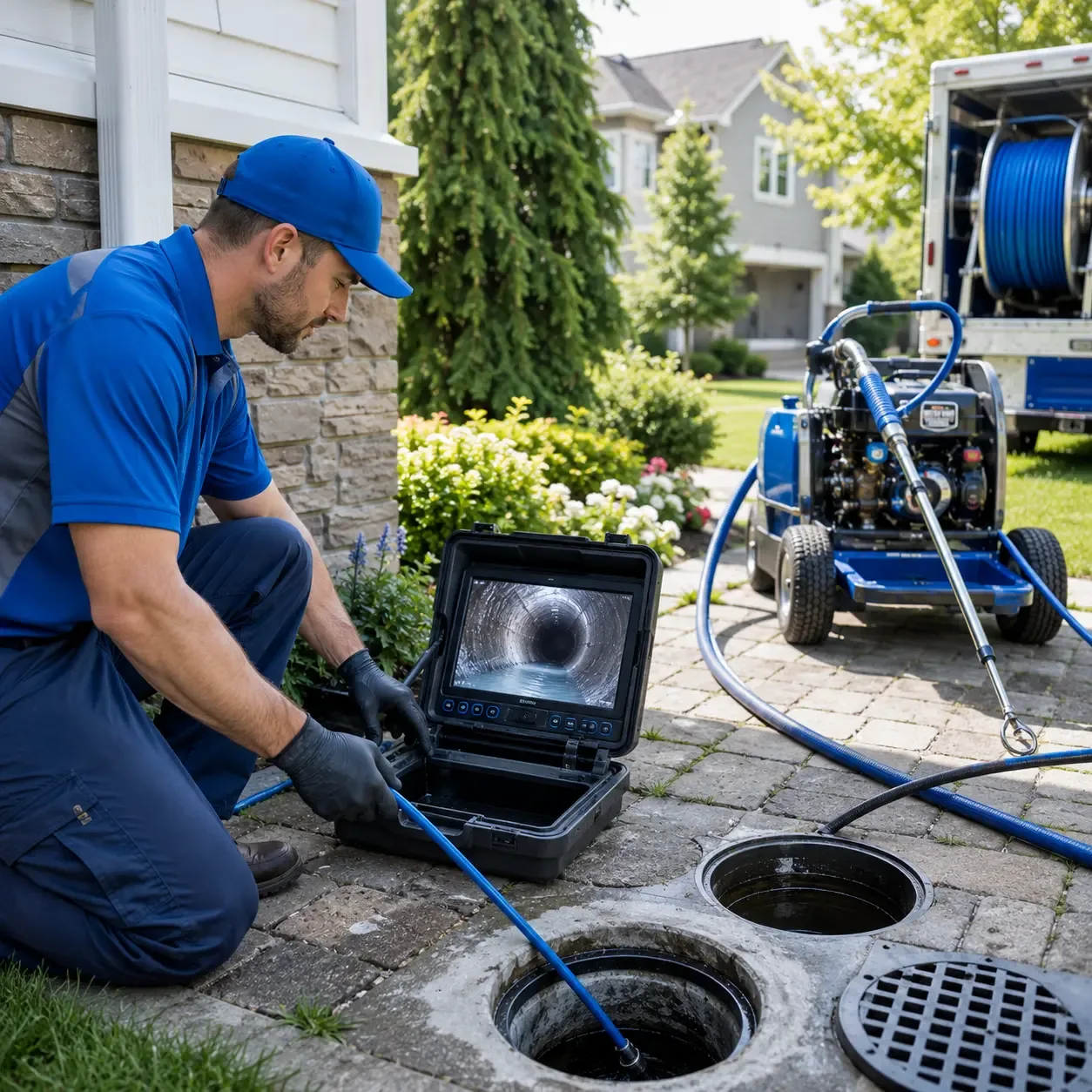 Outdoor drain cleaning professionals serving Tioga, WV